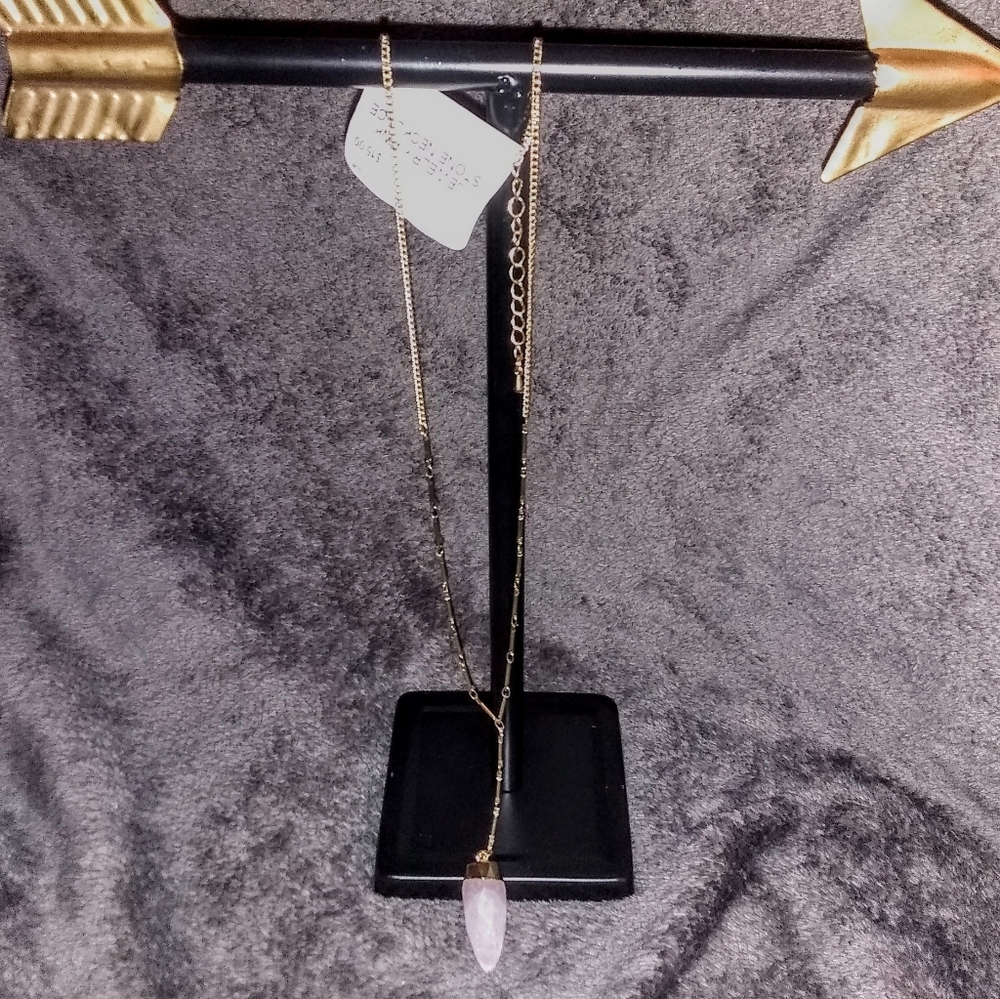 🌼PINK STONE NECKLACE